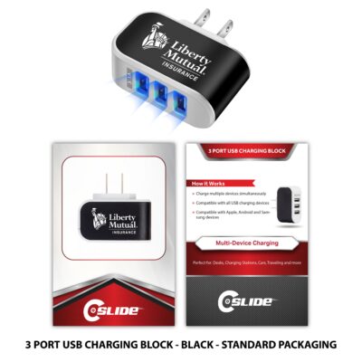 3 Port USB Charger with Standard Packaging-1
