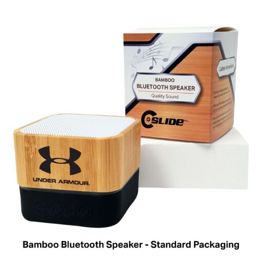 Waterproof Bamboo Bluetooth Speaker with Standard Packaging-3