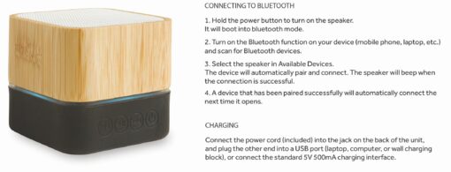 Waterproof Bamboo Bluetooth Speaker with Standard Packaging-7