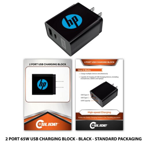2 Port 65W USB Charging Block-5