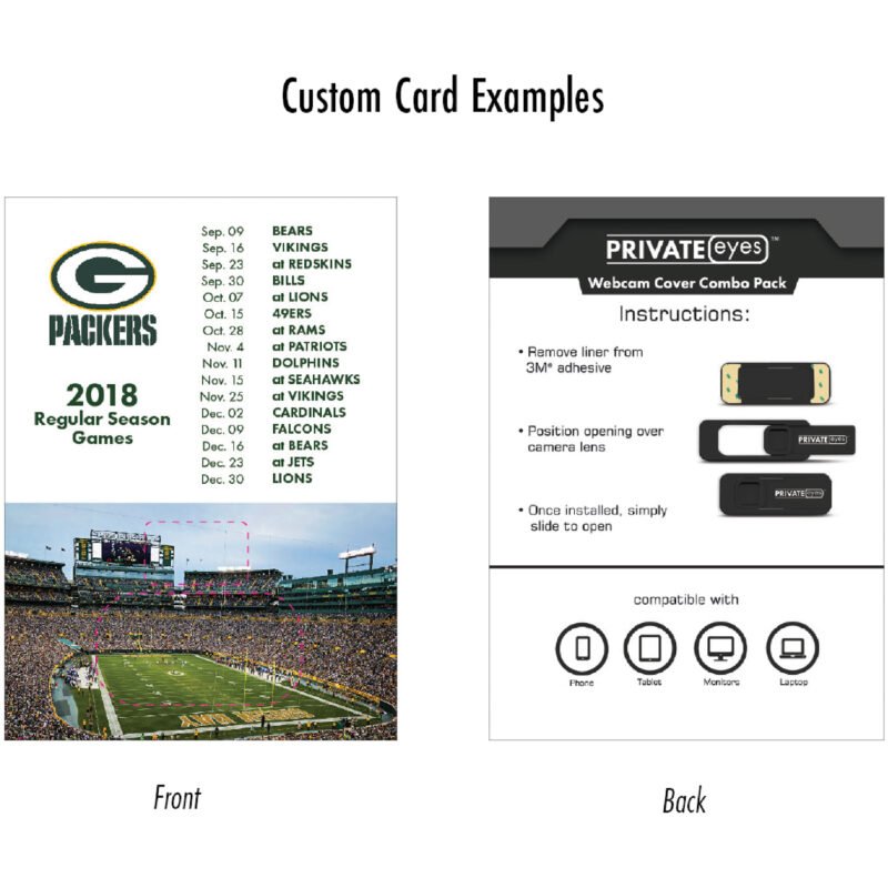 Custom Private Eyes™ Combo: Standard White & Mini Black - 2