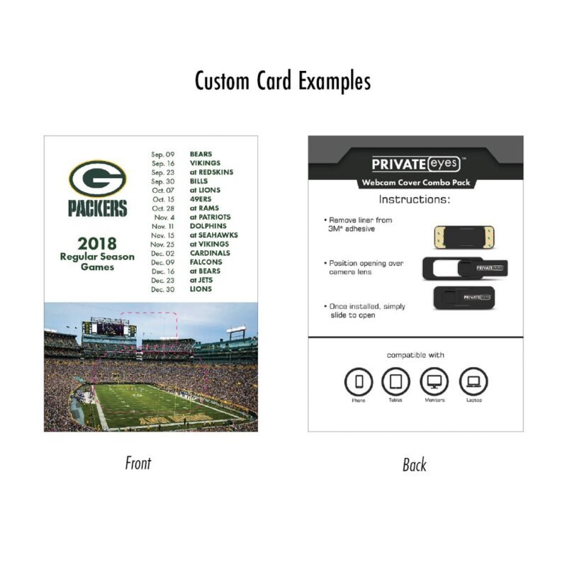 Custom Private Eyes™ Custom Card Blister Packaging