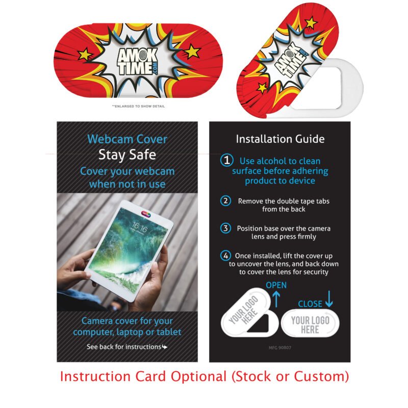 Custom Tek Booklet with Webcam Cover - 1